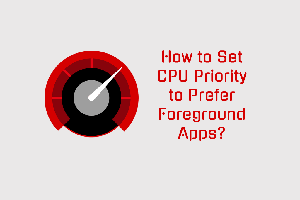 Set CPU priority to prefer foreground apps