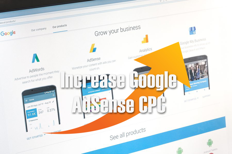 How to increase Google AdSense CPC