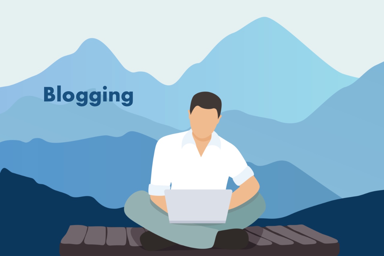 What is the meaning of blogging
